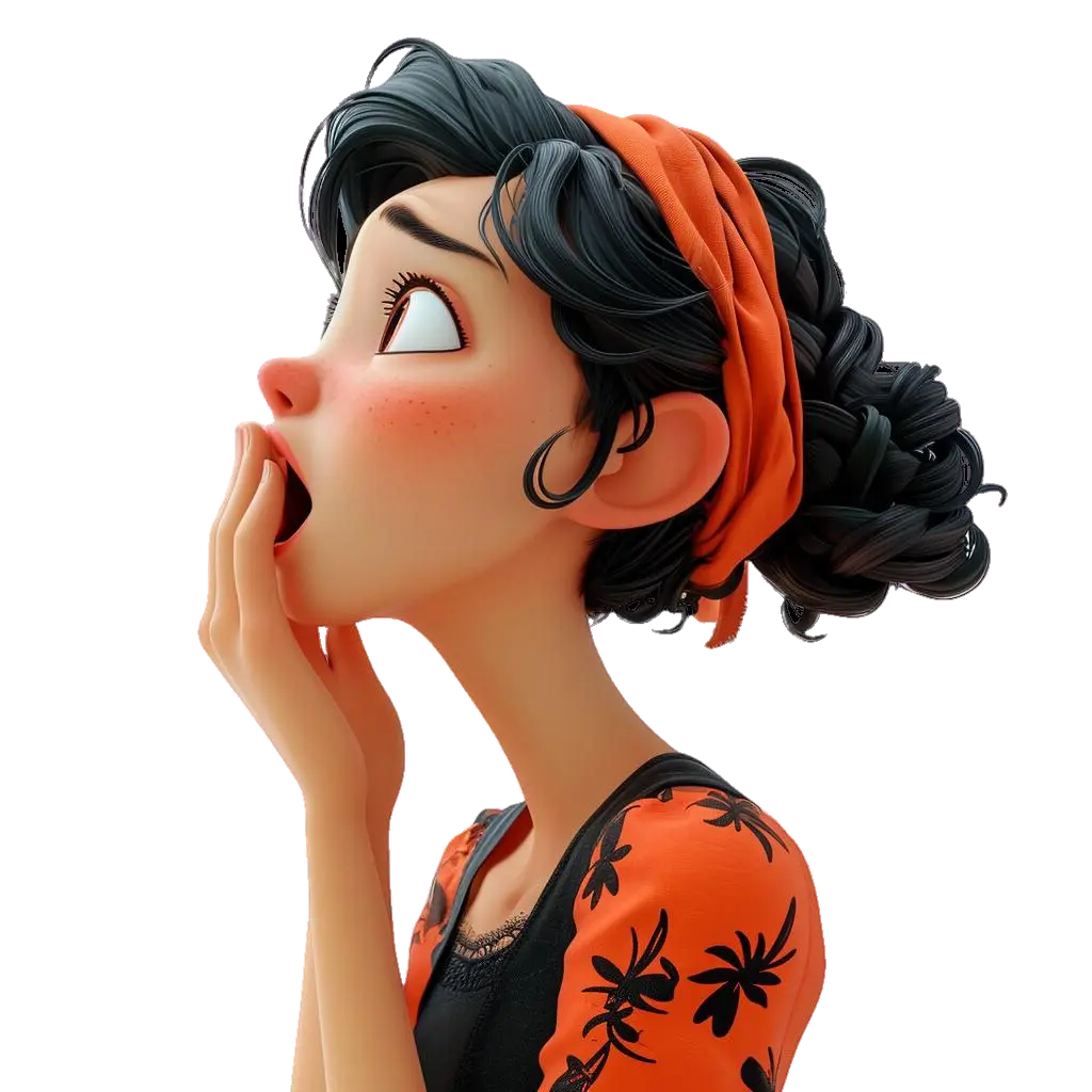 a lady who is SHOCKED that the website is so nice